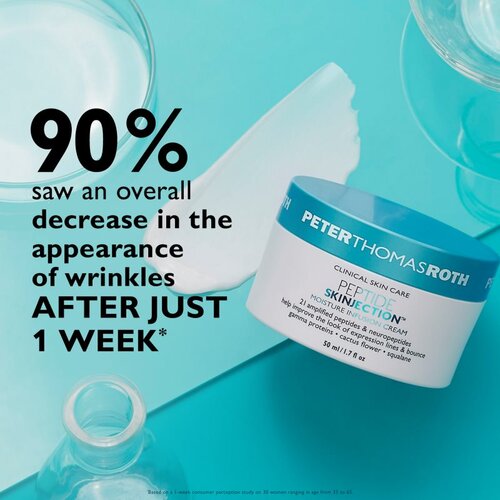 Peter Thomas Roth Peptide Skinjection&amp;trade; Moisture Infusion Cream Refillable hidratantna krema za zaglađivanje s peptidima punjivi 50 ml Slike