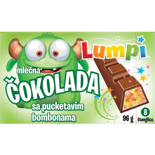 Lumpi čokolada pucket bom 96g Cene
