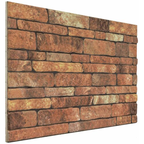  Zidne panele 10 pcs Smeđa i bijela 100 x 50 cm EPS pjena Slike