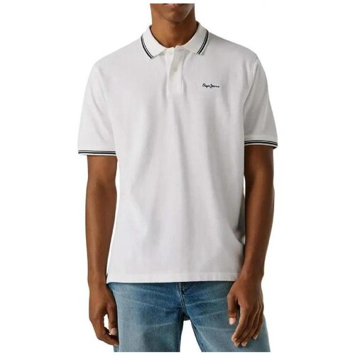 PepeJeans Polo majice kratki rokavi PM5400093 800 Bela Cene