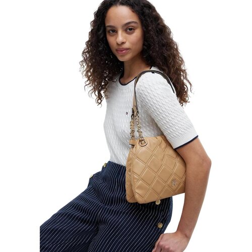 Tommy Hilfiger Torbe TH FEMININE MINI TOTE AW0AW18716 Kostanjeva Cene