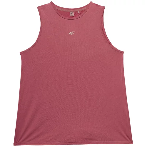 4f Tehnička sportska majica fuksija / puder roza