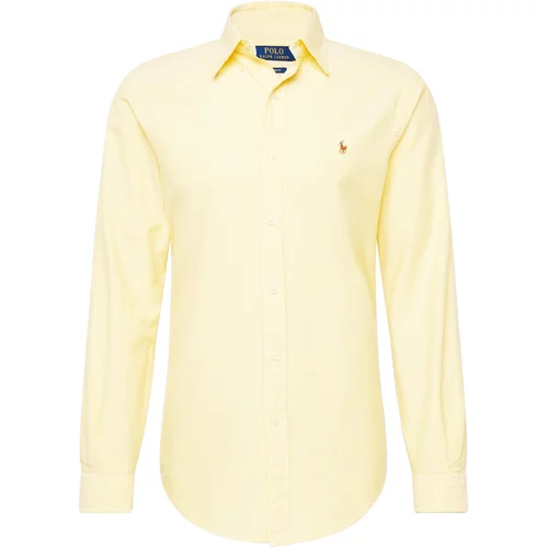 Polo Ralph Lauren Košulja svijetloplava / konjak / žuta / bijela