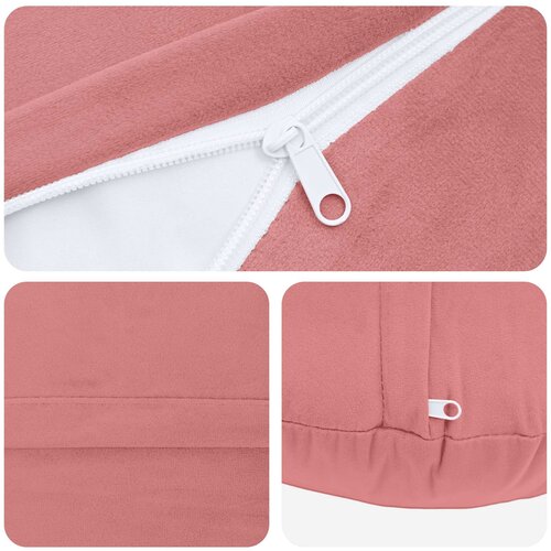 Presvlaka za jastuk 6 pcs HEERLEN Ružičasta &amp;Oslash; 60 cm Bar&amp;scaron;un Slike