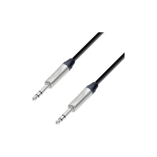 Adam Hall br> <br> 5 STAR BVV 0300<br> utičnica<br> audio<br> priključni kabel<br> [1x klinken utikač 6.3 mm (stereo) - 1x klinken utikač 6.3 mm (stereo)]<br> 3 m<br> crna<br> <br> Cijene