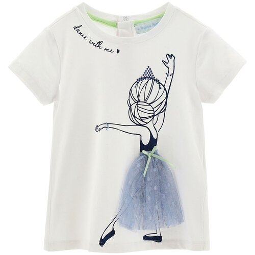 Original Marines majica KR AZP1125NF_Bianco01 D bela 3-6 MONTHS Slike