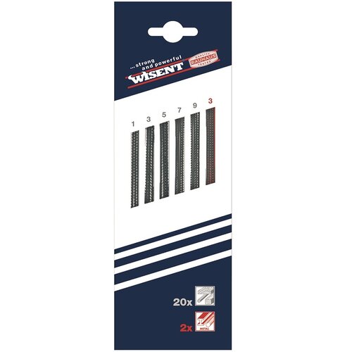 WISENT 22-delni komplet rezalnih listov (za: les (vezan les), aluminij, baker, medenina, plastika) Cene