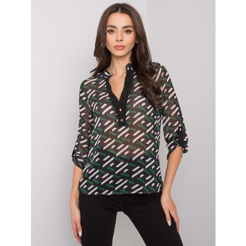 Factory Price Blouse-LC-BZ-22K-2009.30P-black-green Cene
