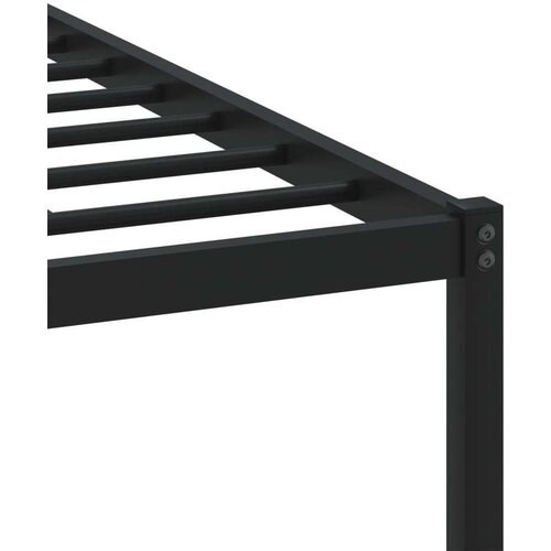 vidaXL Metalni okvir kreveta bez madraca smeđa boja hrasta 183x213 cm Cene