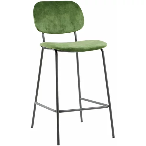 Light & Living Barski stolac od zelenog baršuna 92 cm Emma -
