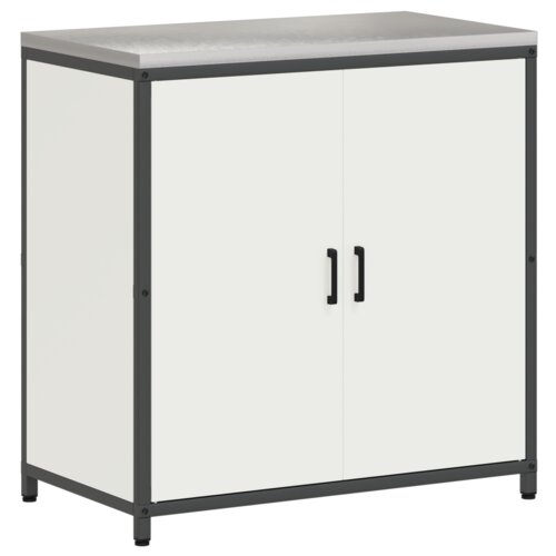 VidaXL set za kuhinjsku pohranu 3 pcs bijela 210 x 50 x 92 cm Slike