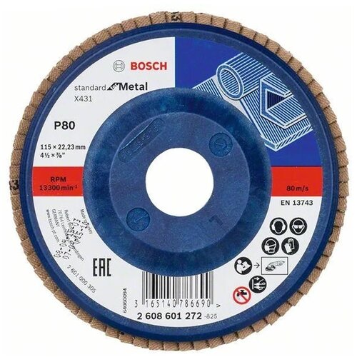 Bosch lamelarna brusna ploča 115 mm gr 80 k431 2608601272 Slike