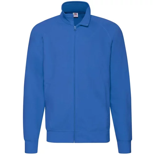 Fruit Of The Loom Blue Men's Sweatshirt Lightweight Sweat Jacket