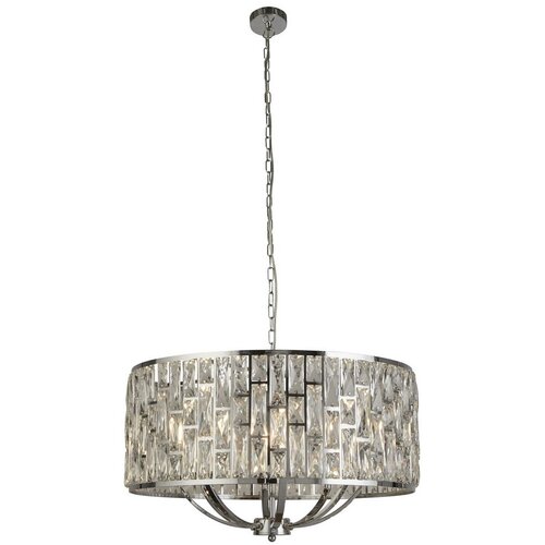 Searchlight Bijou 8-lučna kromirana stropna obeska s kristalnim steklom, (22100741) Cene