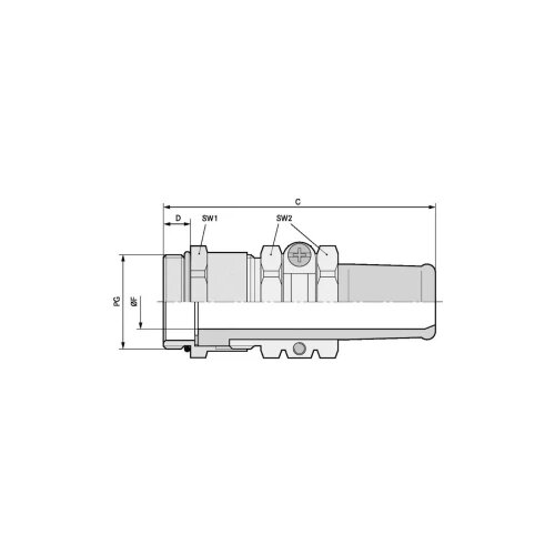  Kabelska uvodnica PG13.5 mesing prirodne boje LappKabel SKINDICHT SR-SV PG 13/11 25 kom. Slike