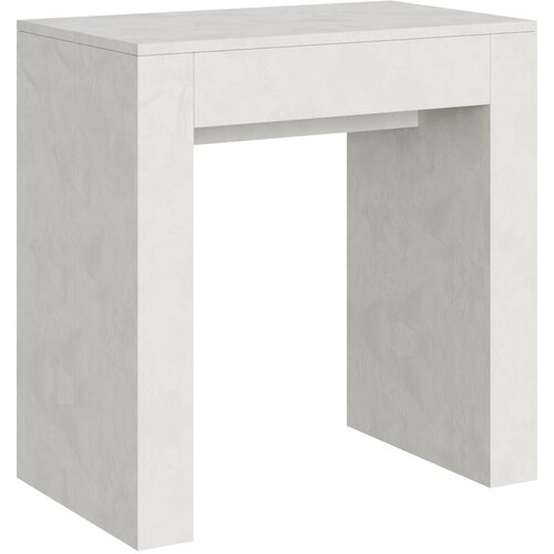 Ityhome 78 x 80 konzolna miza bela, (20847593) Slike