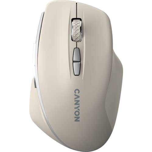 Canyon MW-21 2.4 GHz Wireless mouse with 7 buttons DPI 800/1200/1600 Battery: AAA*2pcsCosmic Latte72*117*41mm 0.075kg Slike