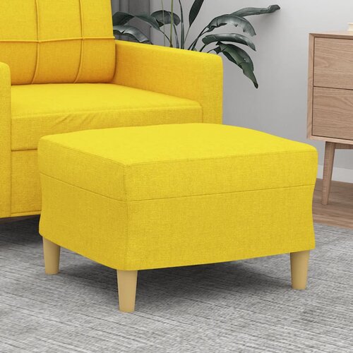 vidaXL Tabure svjetložuti 60 x 50 x 41 cm od tkanine Cijene