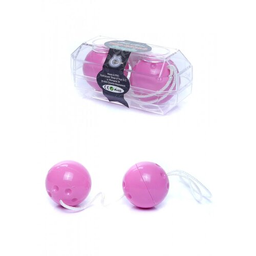 Duo Balls ljubičaste vaginalne kuglice sa metalnim jezgrom &amp;mdash; 21 cm &amp;mdash; 67 00028 Slike