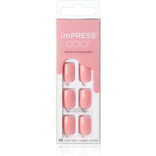 Kiss imPRESS Color Short umetni nohti Pretty Pink 30 kos Cene