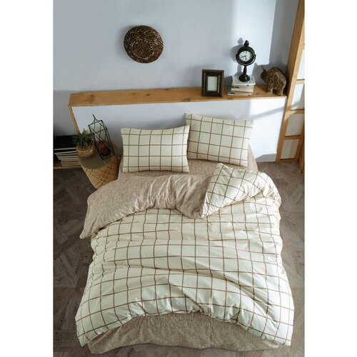  kare - cream cream ranforce single xxl quilt cover set (de) Cene