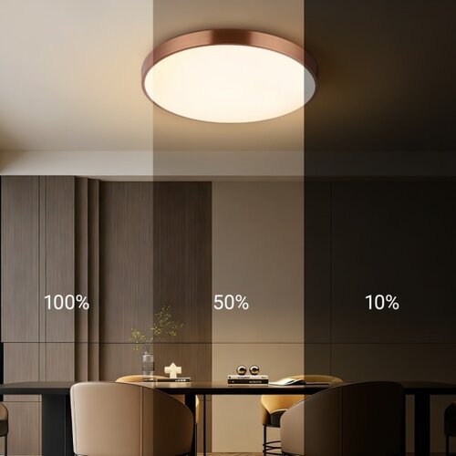  Immax NEO 07322L-LED prigu&amp;scaron;iva stropna svetiljka NEO LITE SEMPLICI 60W/230V pr.60cm bakarna+daljinski upravljač Slike