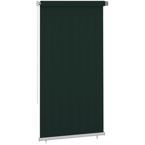  Vanjska roleta za zamračivanje 120 x 230 cm tamnozelena HDPE Slike