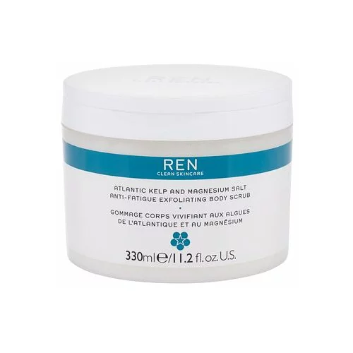 REN Clean Skincare atlantic kelp and magnesium salt energetski i hidratantni piling za tijelo 330 ml