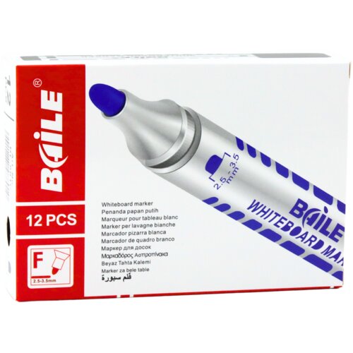 Set markera za suho brisanje, crveni, 12 komada Slike