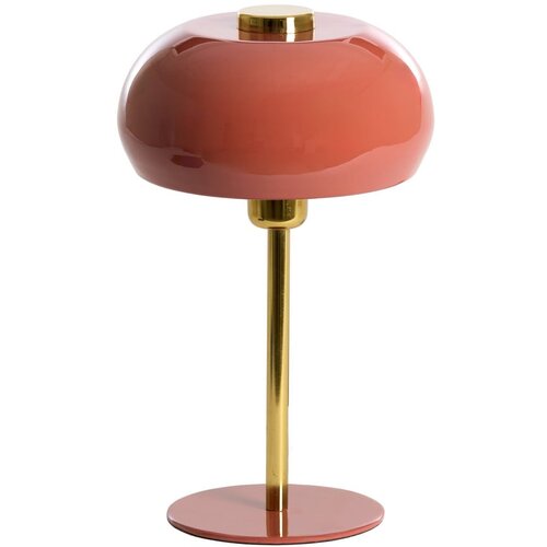 Light & Living Rožnato-oranžna namizna svetilka s kovinskim senčilom (višina 34 cm) Surin – Cene