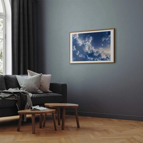  Plakat Starry Clouds and Soft Light Over a Corner of the Sky 90x60 Zlatni okvir s margom Slike