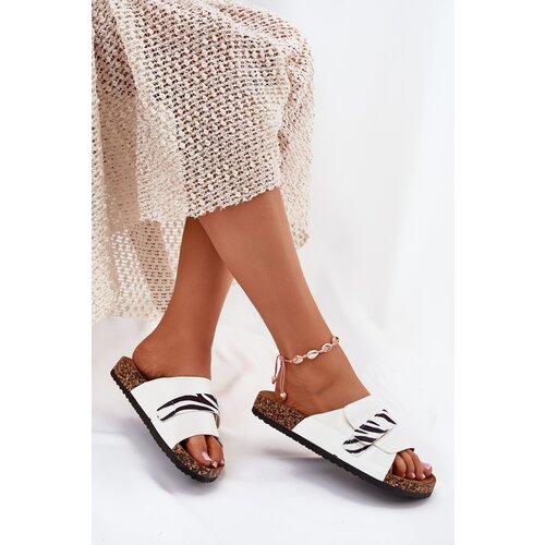 Boto Women's Sandals With Velcro On Cork Platform Beige Baylin Cene