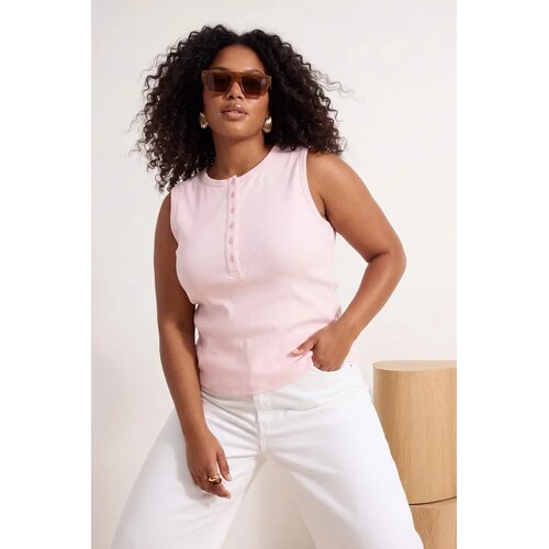 Trendyol Ženska majica TBBSS26CV00017, Roze Cene