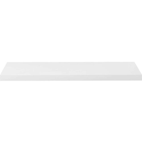 VidaXL plutajuća zidna polica visoki sjaj bijela 90x23,5x3,8 cm MDF Slike