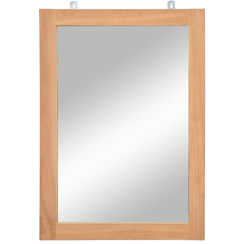 vidaXL Zidno ogledalo od masivne tikovine 50 x 70 cm Cijene