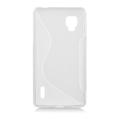  S silikonski ovitek LG E460 L5 II bel Slike