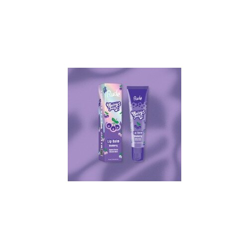 Rude Cosmetics Balzam za usne Berry Juicy - Borovnica | | Ecobeauty Slike