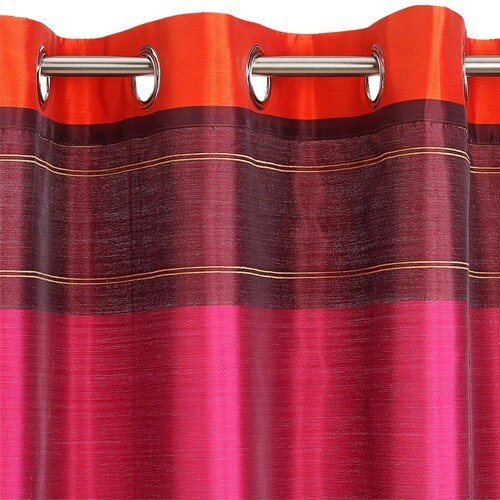  Zavesa bras 140x245 cm narandžasta sa dezenom 5008372 Slike