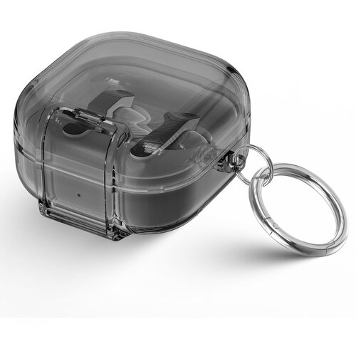 INF Mehak ovitek za slu&scaron;alke iz TPU, združljiv s Samsung Galaxy Buds4/4 Pro &ndash; odporen na udarce, vodoodporen in madeže ter s kavljem Transparent+Blac, (5000244666) Cene