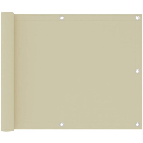 vidaXL Balkonsko platno krem 75x500 cm oksford blago Cene