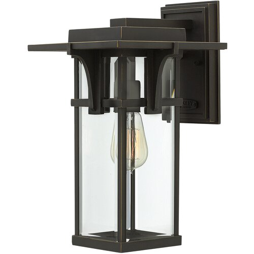 Elstead Lighting Elstead Manhattan 1 luč za zunanjo stensko svetilko srednje velikosti, oljno drgnjena bronasta, IP44, E27, (22099848) Cene
