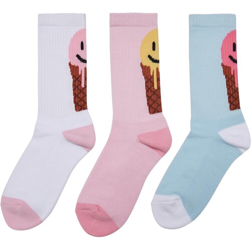 Mister Tee Fancy Ice Cream Socks 3-Pack White/Multicolored Slike