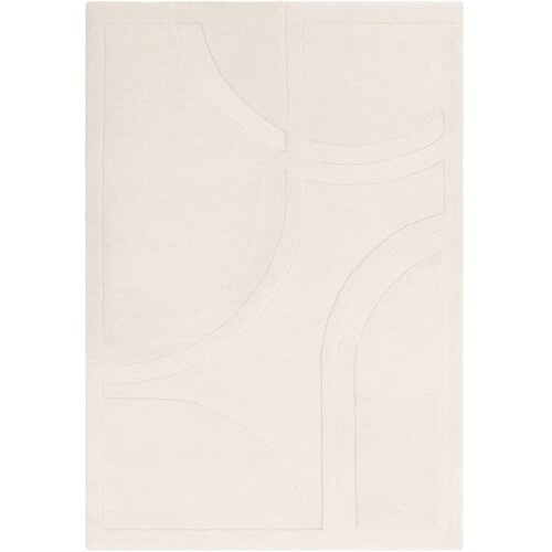 Asiatic Carpets Bijeli vuneni tepih 120x170 cm Olsen – Cijene