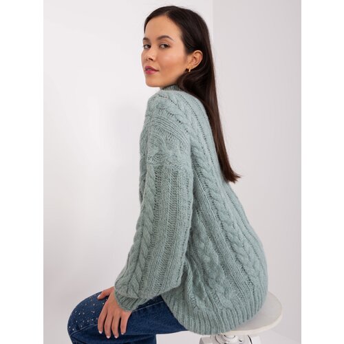 Wool Fashion Italia Sweater-AT-SW-2363-2.04P-mint Slike