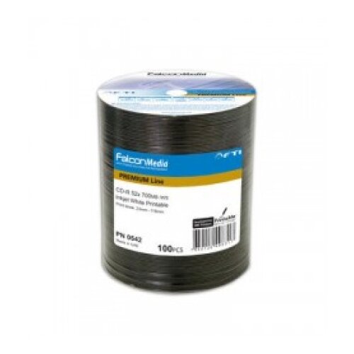 Falcon media cd-r printable 700mb inkjet white 23-118mm f0542/celof ( 78FP/Z ) Cene