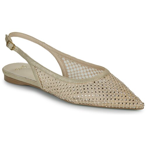 Ex&amp;eacute; Shoes MIAMI-222-STRASS-GOLD Bež Slike
