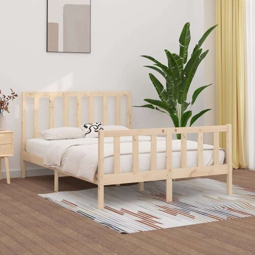  Posteljni okvir iz trdnega lesa 120x190 cm, (20643354) Slike