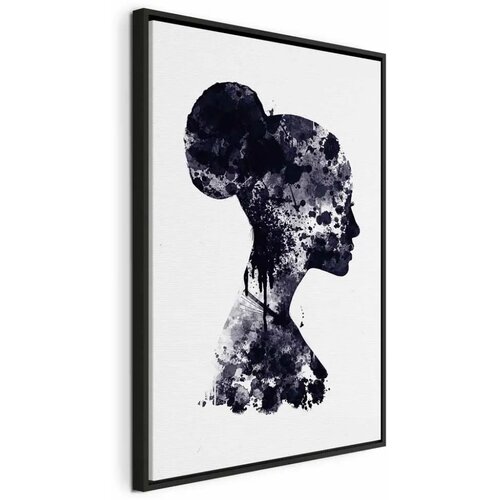  Slika - Abstract Profile (1 Part) Vertical 40x60 U crnom drvenom okviru Cene