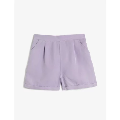 Koton The shorts have an elasticated waist, Modal Fabric, Pocket Pleat Detailed.