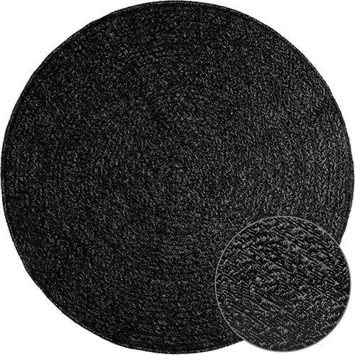 vidaXL Preproga ZIZUR antracit Ø 120 cm videz jute notranja/zunanja Cene